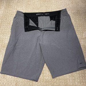 O’Neill Hybrid mens shorts. Size 34. Grey